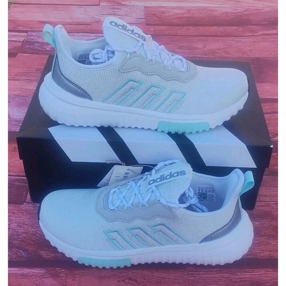 Adidas Kaptir Flow 2.0 Women's Size 8 Running Shoes Black White Athletic